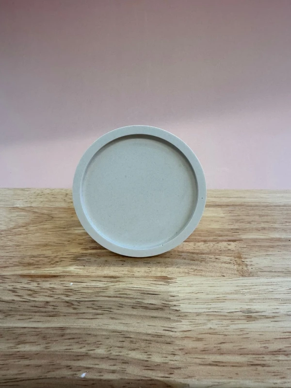 Schaaltje kerstboom jesmonite